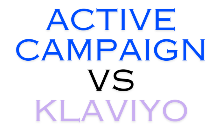 Active Campaign vs Klaviyo